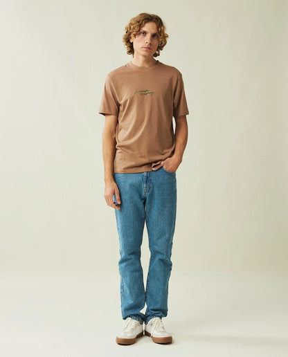 Max t-shirt med tryck Brun Lexington
