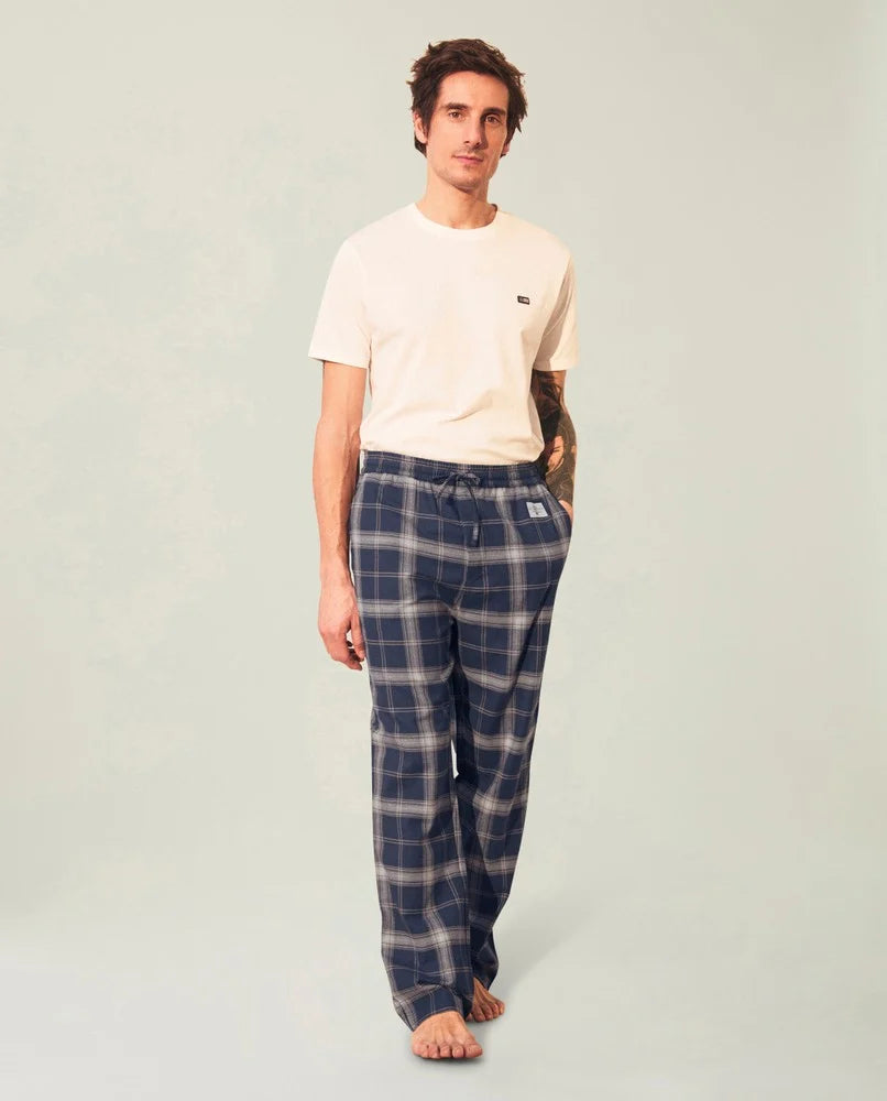 Konrad rutiga pyjamasbyxor i flanell Lexington