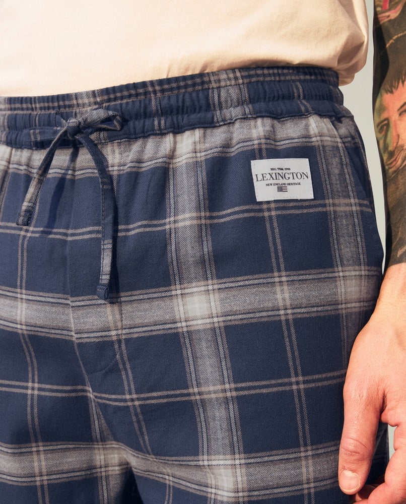 Konrad rutiga pyjamasbyxor i flanell Lexington
