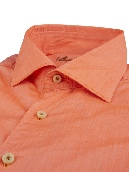 Casual Orange Poplinskjorta Stenströms