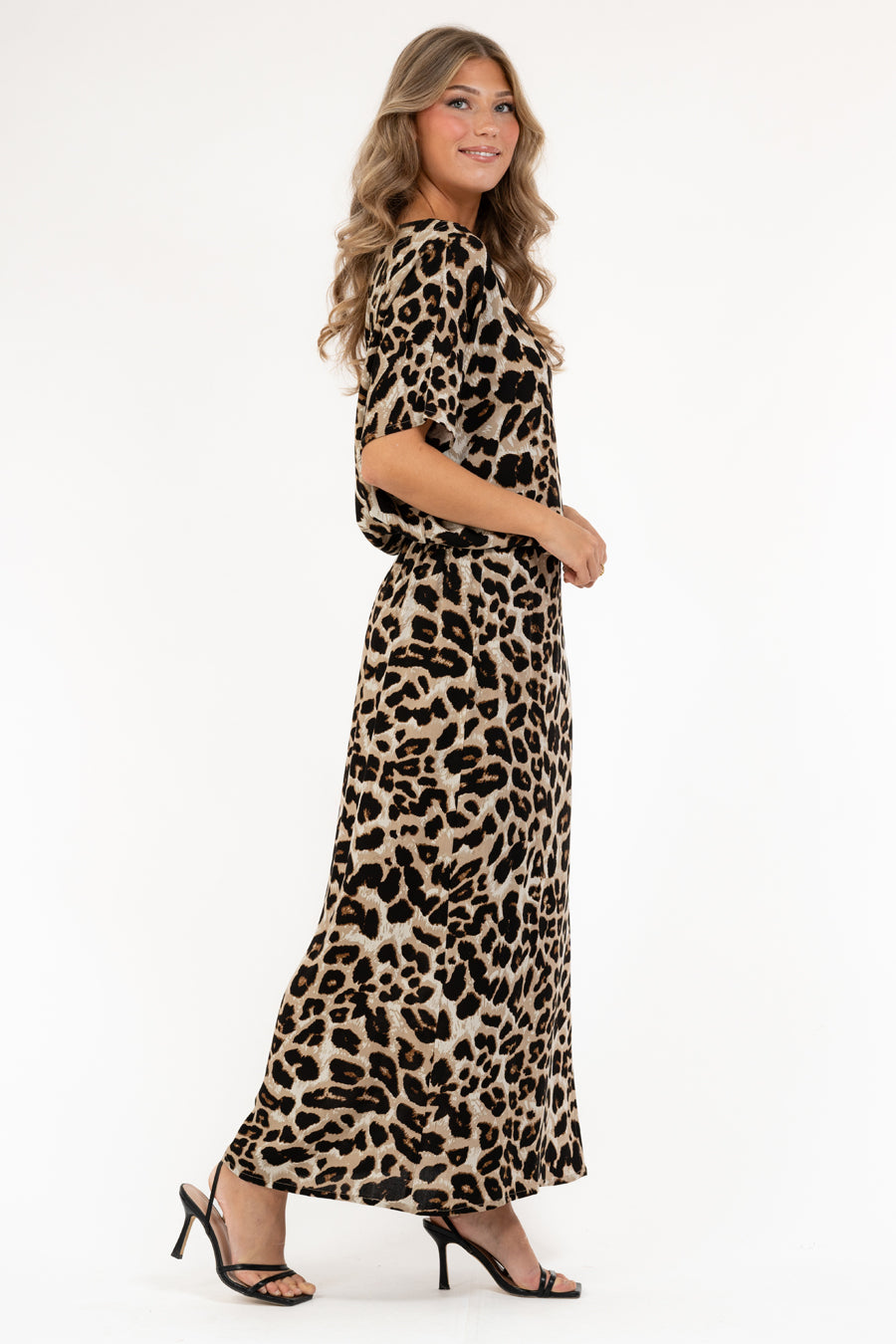 Blus Robyn sand/svart