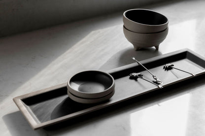 Three feet bowl Fumiko