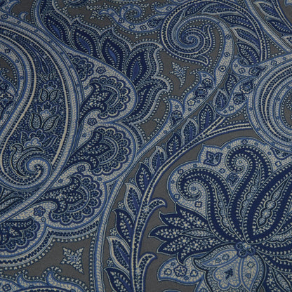 Blå Paisley Sidennäsduk Stenströms